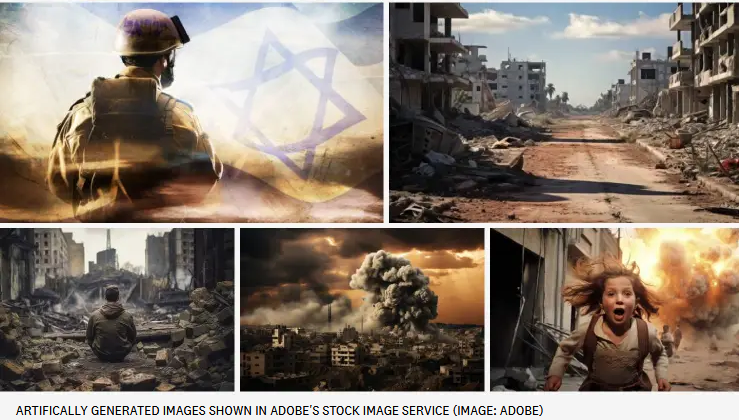 Guerre en Israël : les fausses images générées par IA inquiètent